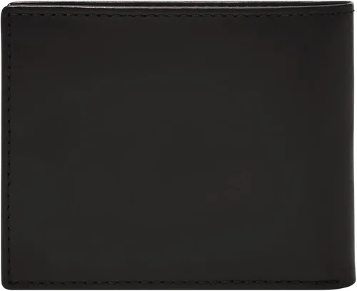 Miniatura 2 de Fossil Billetera plegable de cuero con bloqueo RFID para hombre con ventana abatible de identificación