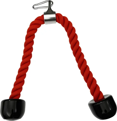 Miniatura 7 de Accesorios para cable de cuerda de tríceps, accesorios para máquina de cables para gimnasio en casa, cuerda de tríceps de 27 pulgadas para fijación