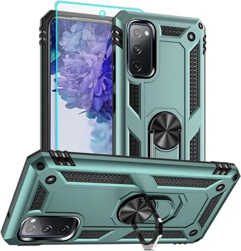 Miniatura 7 de Funda de Teléfono Compatible para Galaxy S20 FE con Protector de Pantalla HD, [Grado Militar Probada en Caídas de 16 pies] Funda de Teléfono Funda