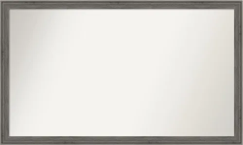 Miniatura 522 de Amanti Art Espejo personalizado, espejo de baño gris plomo a rayas, espejo de pared o espejo de tocador de baño sobre el fregadero