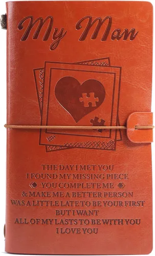 Miniatura 20 de Diario de cuero Live Laugh Love – Diario de tapa feliz, diario de viaje rellenable, encuadernado en cuero, cuaderno inspirador, cuaderno de bocetos