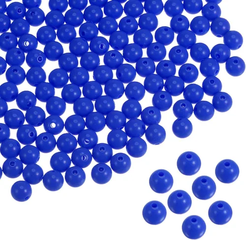 Miniatura 7 de HARFINGTON 1700 cuentas redondas acrílicas de 0.315 pulgadas (0.315 in), cuentas sueltas de burbujas para manualidades, colores dulces surtidos