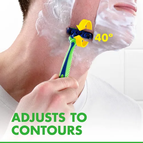 Miniatura 6 de Gillette Sensor3 Sensitive - Maquinillas de afeitar desechables para hombre, 12