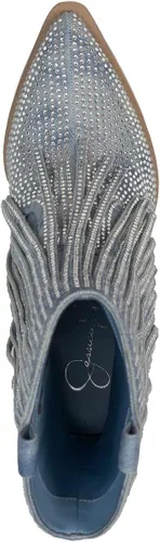 Miniatura 3 de Jessica Simpson Botas vaqueras con diamantes de imitación para mujer