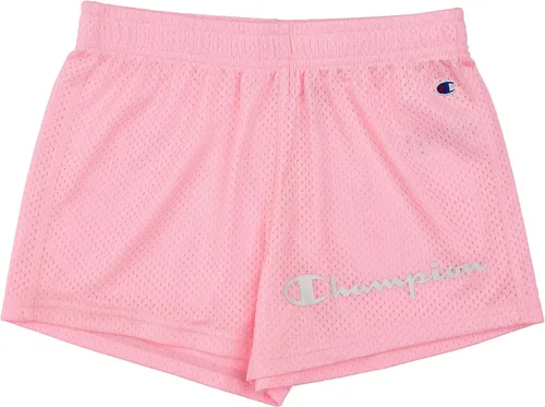 Champion Girls Heritage - Pantalón corto de baloncesto plegable de malla para correr, entrepierna de 2.75 pulgadas