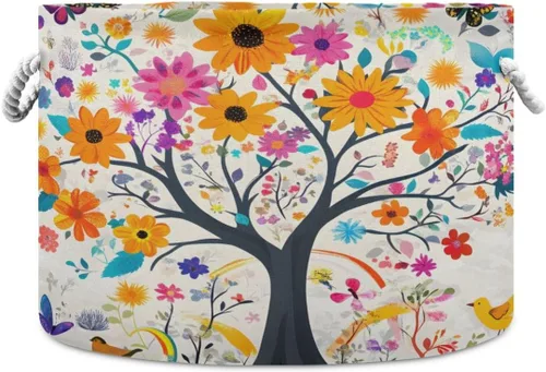 Miniatura 19 de senya Cesta de almacenamiento grande plegable bolsa de ropa redonda plegable de tela para ropa sucia cesta de lavado plegable para niños coches