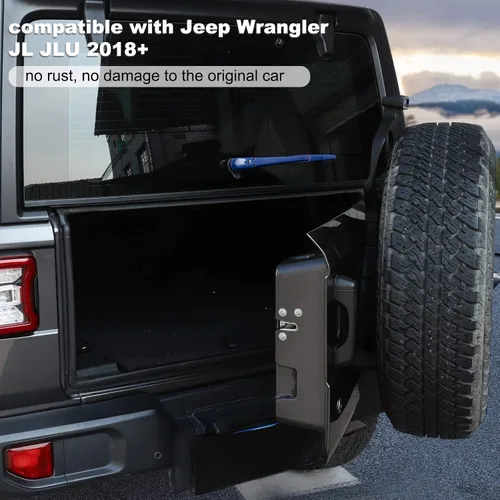 Miniatura 7 de Juego de limpiaparabrisas delantero, trasero y delantero, accesorios de decoración exterior para Jeep Wrangler JL JLU y Gladiator JT 2018-2022 (azul)