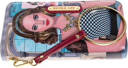 Miniatura 9 de Nicole Lee Mini cartera de color y estilo con impresión exclusiva y pulsera desmontable y bloqueo RFID