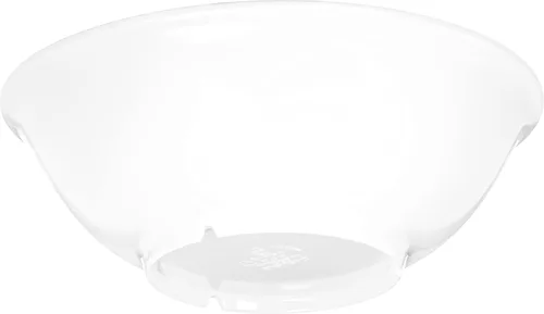 Miniatura 3 de Carlisle FoodService Products Cuenco de plástico reutilizable con pies para el hogar y el restaurante, melamina, 36 onzas, color blanco