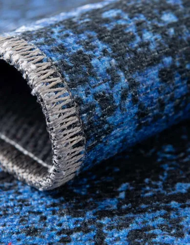 Miniatura 7 de Unique Loom Yara Collection - Alfombra de área Nayer (5' 1" x 8' Rectángulo, Azul Sobreteñido/Azul)