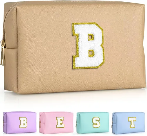 Miniatura 144 de TOPEAST - Bolso de maquillaje para mujer, G Blanco nacarado-rosa