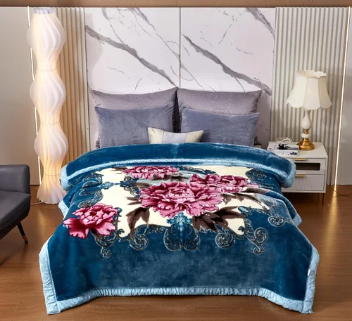 LGYKUMEG Manta coreana con peso de 79 x 91 pulgadas, cálida manta de felpa de forro polar de invierno, súper suave y cálida, manta reversible de 2