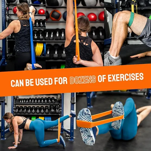 Miniatura 9 de Pure Band - Bandas de resistencia profesionales sin látex para entrenamiento, estiramiento, rehabilitación y terapia física, bandas elásticas