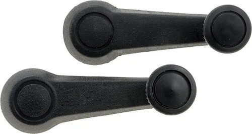 Dorman 76921 - Manivela de ventana compatible con modelos seleccionados de Volkswagen, color negro, paquete de 2