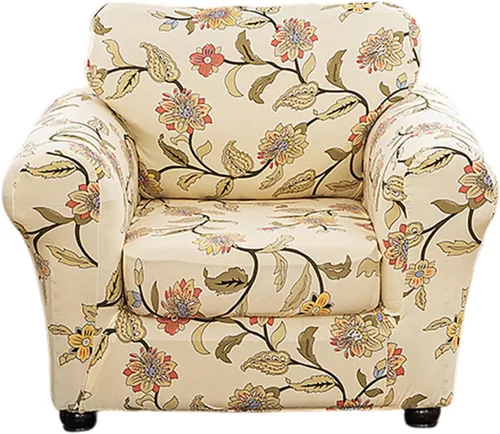 Miniatura 21 de Eco-Ancheng Fundas para silla, funda de sofá con funda de cojín de asiento separada con parte inferior elástica, 1 funda de asiento con brazos