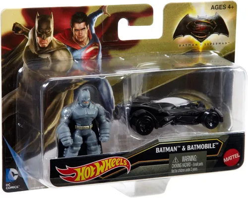 Miniatura 4 de Hot Wheels Batman v Superman El amanecer de la Justicia Blindado Batman Mini y Vehículo Batmobile
