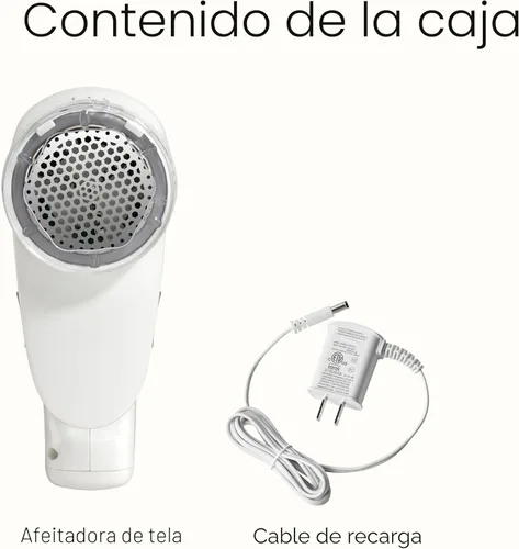 Miniatura 8 de Dispositivo Conair para limpiar bolitas de la tela, con batería, color blanco