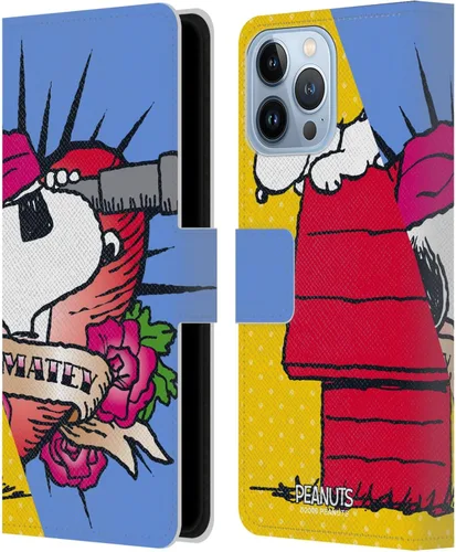 Miniatura 161 de Head Case Designs Funda de piel con licencia oficial de Peanuts Snoopy & Woodstock Balloon Halfs and Laughs para Apple iPhone 7/8/SE 2020 y 2022