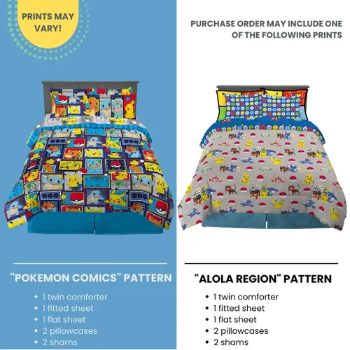 Miniatura 529 de Franco - Juego de edredón y sábanas supersuaves con funda, para niños, 7 piezas, tamaño matrimonial, Five Nights At Freddy's Cinco noches en Freddy's