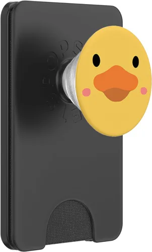 Miniatura 7 de Cara de pato divertido pato amarillo de goma lindo pato PopSockets estándar PopGrip