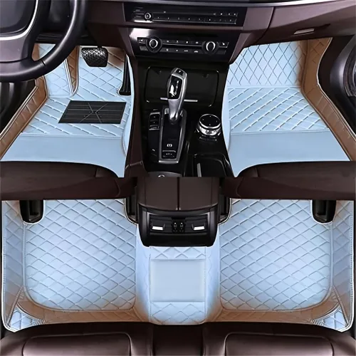 Miniatura 47 de Alfombrillas personalizadas de cuero artificial para automóvil, impermeables, antideslizantes, adecuadas para automóviles, SUV, camionetas, protegen