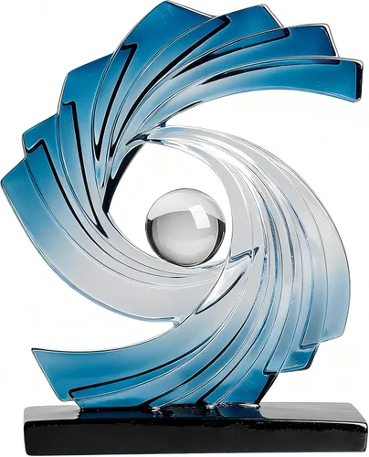 Estatua de arte abstracto, decoración minimalista dorada moderna, escultura abstracta geométrica, decoraciones para sala, dormitorio, oficina, café,