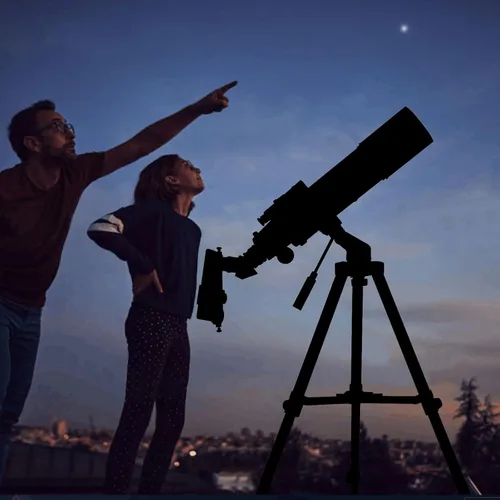 Miniatura 7 de Telescopios para adultos de astronomía, telescopio refractor de 80 mm de apertura y 600 mm de longitud focal para niños y principiantes, telescopio