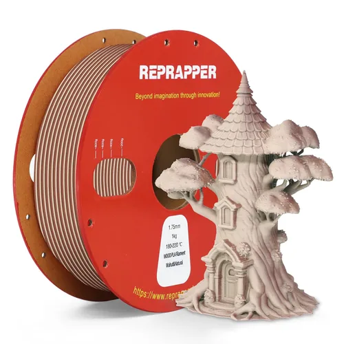 Miniatura 7 de RepRapper Filamento de ácido poliláctico (PLA), paquete de muestra de purpurina multicolor, brillante Galaxy Silk PLA0.069 pulgadas para impresora