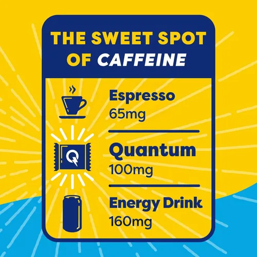 Miniatura 6 de Quantum Energy Square: Barra de energía con cafeína y 10g de proteína. Delicioso snack saludable para llevar.