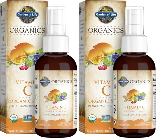 Miniatura 10 de Garden of Life Organics - Spray de vitamina C para niños y adultos, cereza mandarina, suplemento de vitamina C, antioxidante para apoyo inmunológico