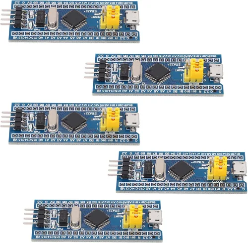 Miniatura 6 de STM32F103C8T6 Placa de desarrollo de sistema mínimo 5-Pack Kit de núcleo de 40 pines para proyectos de electrónica integrada y aprendizaje