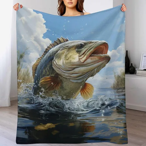 Miniatura 35 de Manta alemana de pelo corto para adolescentes y adultos, manta de franela suave y cálida para sofá, cama, camping, viajes, decoración del hogar, 50