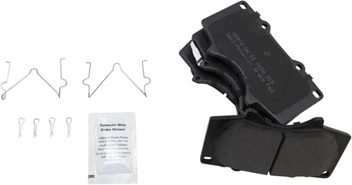 Miniatura 4 de TRQ Kit de rotor de pastillas de freno metálicas de primera calidad con productos químicos compatibles con Toyota Truck SUV