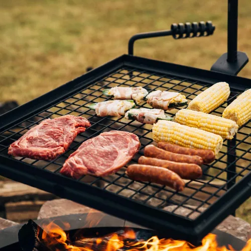 Miniatura 4 de Titan parrilla ajustable para hoguera
