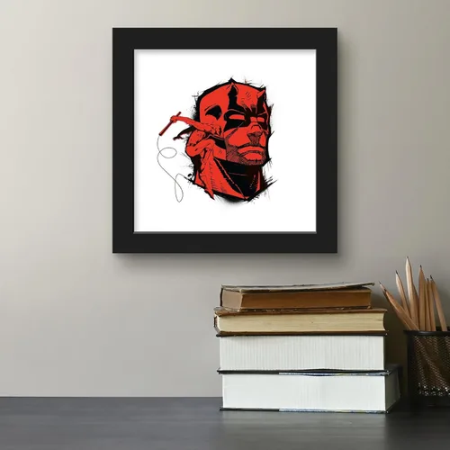 Miniatura 4 de Trends International Gallery Pops Marvel Comics Daredevil - Póster de pared con insignia de diablo rojo, 12.00 x 12.00 pulgadas, versión de marco