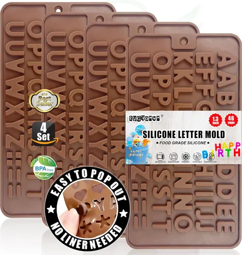 Miniatura 8 de Moldes de silicona para patas y huesos de cachorro, moldes para hornear, moldes de chocolate, molde de silicona para golosinas para perros, paquete