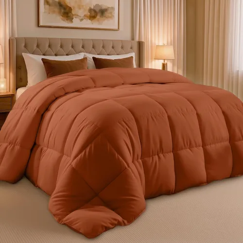 Miniatura 22 de Utopia Bedding - Juego de edredones de plumón con inserción de edredón acolchado con esquinas y pestañas, edredones alternativos cosidos en caja