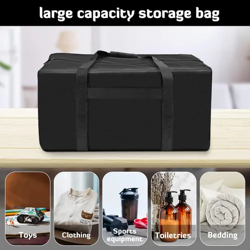 Miniatura 6 de INFANZIA Bolsa de viaje con cremallera de alta calidad, 24-35-45-47-50 pulgadas, paquete de 2 bolsas de equipaje para equipos deportivos