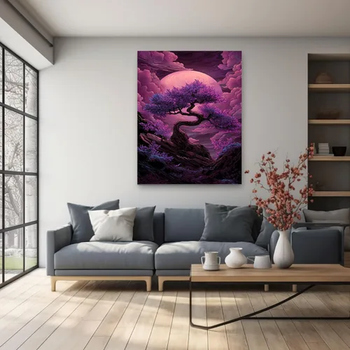 Miniatura 3 de VOCBAN Tree of Life Wall Art The Picture Artwork Canvas Prints Tree Pictures Poster Retro Artwork for Bedroom Living Room Home