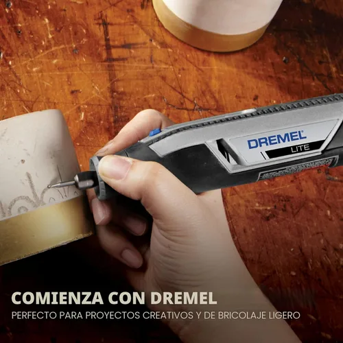 Miniatura 4 de Dremel Lite 7760 N/10 - Herramienta rotatoria inalámbrica de iones de litio de 4V, kit multipropósito de velocidad variable, carga USB, cambios