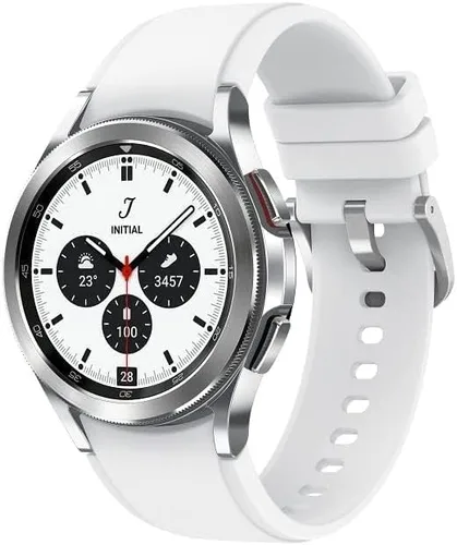 SAMSUNG Galaxy Watch 4 - Reloj inteligente de 1.73 pulgadas (1.732 in) con correa adicional (negro), monitor de ECG para salud, fitness, correr,