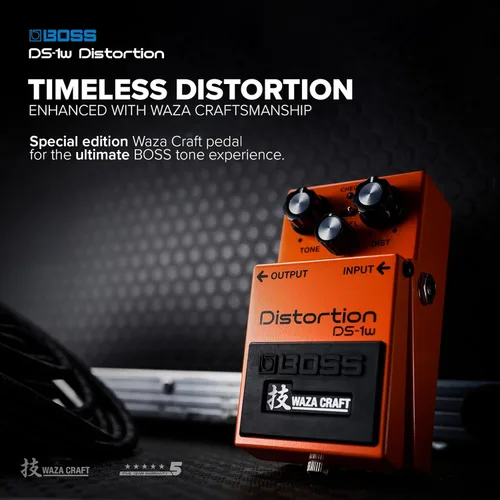 Miniatura 3 de BOSS DS-1W Edición Especial Waza Craft Pedal de Distorsión para la Experiencia de Tono BOSS Definitiva Mejorado con Dos Modos para Mayor Rango