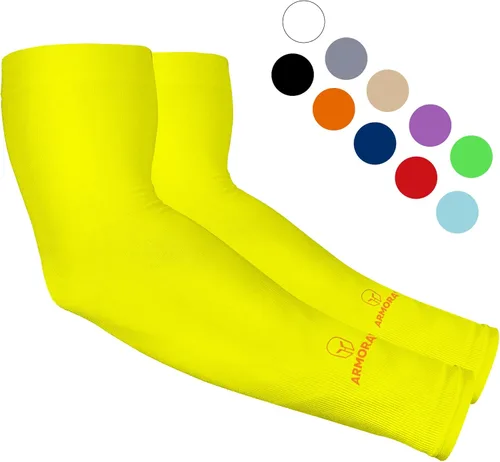 Miniatura 17 de ARMORAY Mangas de brazo para hombres y mujeres, UPF 50, manga de compresión deportiva de enfriamiento para baloncesto, golf, correr, cobertura