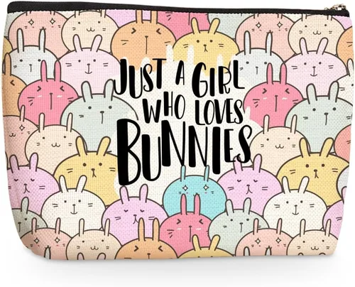 Miniatura 8 de Funny A Girl Loves Animals Pickles - Bolsa de maquillaje para cosméticos, bolsa de viaje para fiestas de animales, artículos de decoración