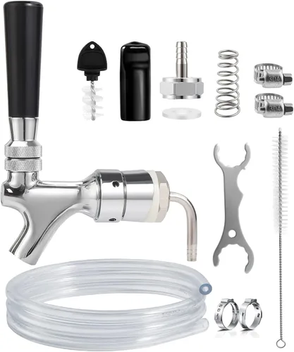 Kit de vástago de línea de cerveza para grifo de cerveza, piezas de Kegerator, dispensador de torre de cerveza, juego de repuesto de llave de grifo