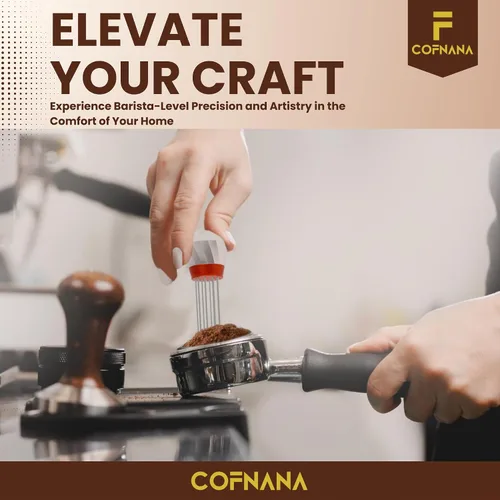 Miniatura 6 de WDT Tool Espresso - Herramienta agitadora profesional de espresso - Distribuidor de espresso de aluminio premium - Herramienta de distribución