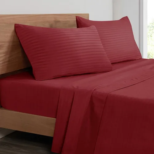 Miniatura 45 de Mejoroom Juego de sábanas de tamaño King – Sábanas y fundas de almohada de ropa de cama 1800 de lujo para hoteles – Sábana bajera con bolsillo