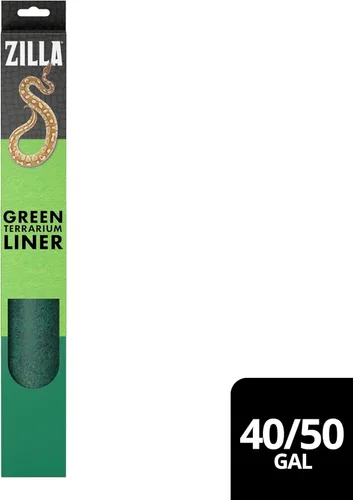 Miniatura 9 de Zilla, Sustrato para terrario para cama de reptiles, forro del suelo, verde, 40BR/50G, 17.25" x 35.25