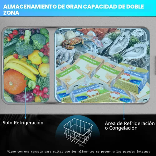Miniatura 4 de Alpicool NCF45 Refrigerador Congelador Portátil, Refrigerador de Automóvil de 12 Voltios, 42 cuartos de galón (40 litros) Refrigerador de Automóvil