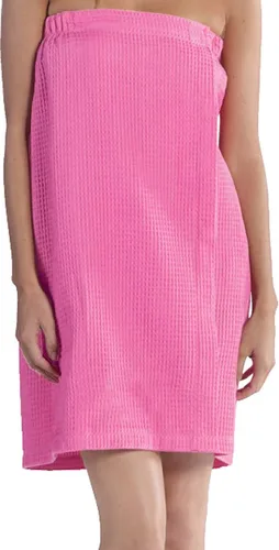 Miniatura 11 de BY LORA Women's Shower Wrap Bath Robe, Lightweight Waffle Body Spa Wrap For Ladies